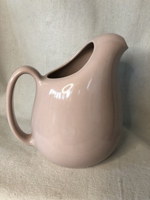 Metlox Poppytrail California Pitcher 1950 s Mid Century Mint Condition Pink Sand