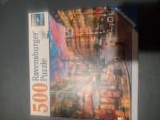 COMPLETE 500 PIECE JIGSAW PUZZLE Ravensburger PARIS SUNSET 2017 Parisian Cafe