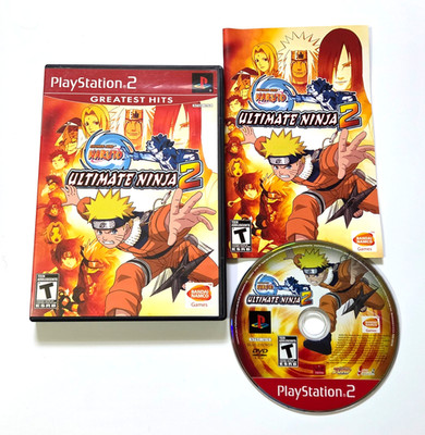Naruto: Ultimate Ninja 2 - PlayStation 2 PS2 GH Complete Excellent