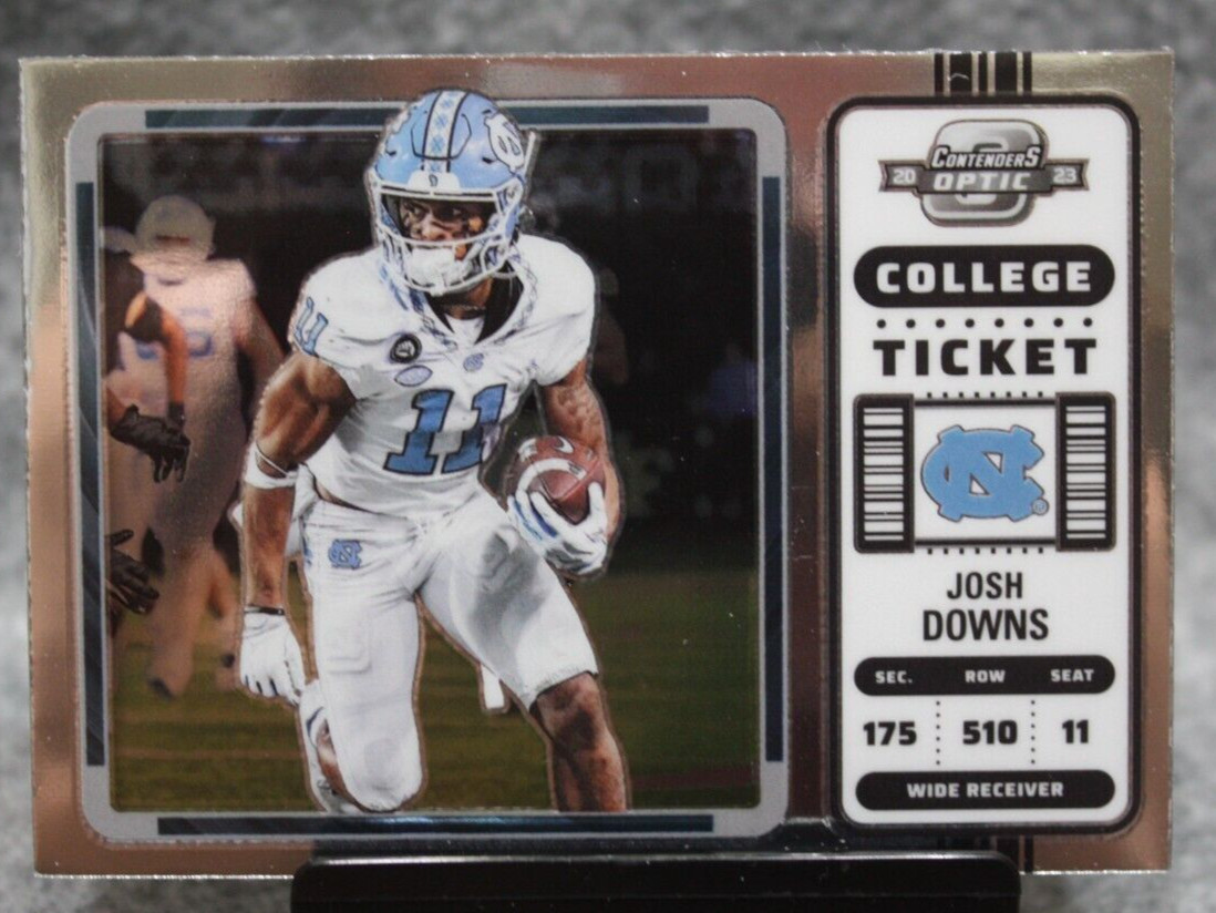 JOSH DOWNS 2023 Chronicles Draft Picks Contenders Optic #10 College Ticket