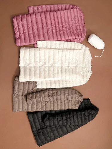 Womens Ultralight Packable Duck Down Jacket Puffer Winter Long Coats Parka - Picture 5 of 19