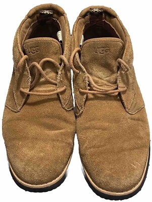 Ugg Mens Union Chukka Boots Brown Solid Suede Lace Up  display picture 3