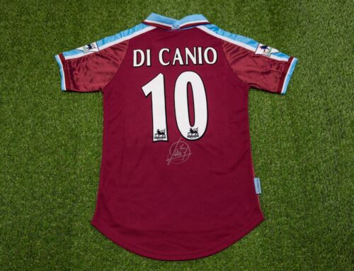 Paolo Di Canio SIGNED West Ham United Shirt PRIVATE SIGNING AFTAL COA - Picture 1 of 5