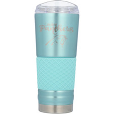 Carolina Panthers Stainless Steel Tumbler 24oz Blue Draft
