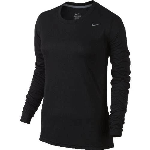 Nike Black Spandex Activewear Tops for Women