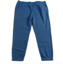 GOODFELLOW Men's Blue  Black Check Knit Jogger Sweatpants NEW Large