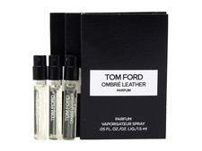 TOM FORD OMBRE LEATHER PARFUM 1.5ml .05fl oz x 3 COLOGNE PERFUME SPRAY SAMPLES