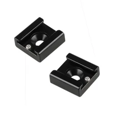 2Pcs CAMVATE Aluminum 1/4" Hot Cold Shoe Mount fr DSLR Camera Cage/Flash Light