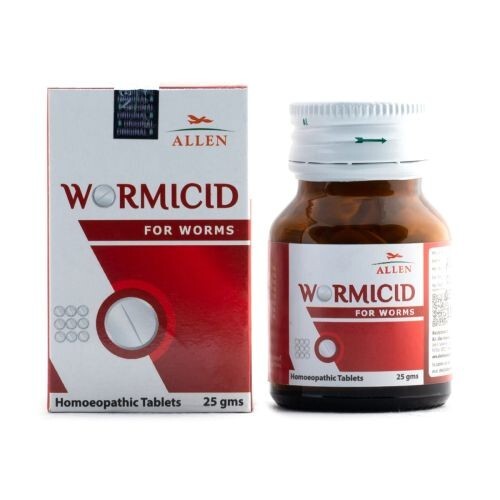 2X Allen WORMICID Tablets For Worms -All Kinds Of Worms Tape Thread & hooks 25gm - Picture 4 of 10