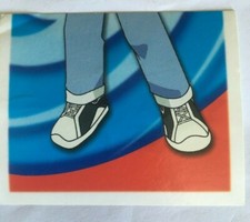 2001 POKEMON STICKER N°4 "ASH AND PIKACHU" USED MERLIN SERIES 3