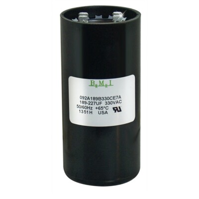 USA 189-227 uf/MFD 330 VAC volts Round Start Capacitor 50/60 Hz - Lot-1