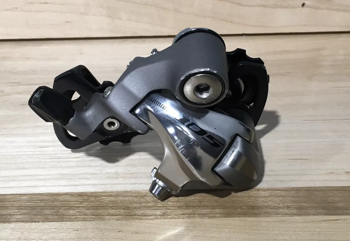 Used Shimano 105 Rear Derailleur RD 5700 10 Speed Short Cage Gray