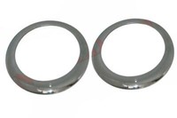 Scheinwerfer ÄUßEre Blende Paar Verchromt FüR Willys 46-53 CJ 2A CJ 3A Jeeps