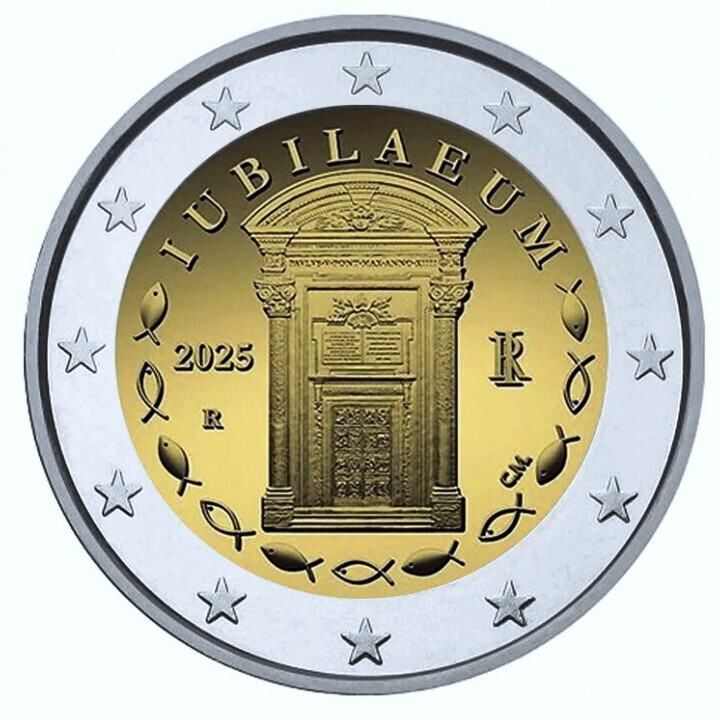 2 Euros Italie 2025 Jubilé Commémorative UNC
