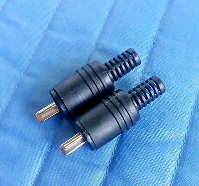  GERMAN Made 2 pin Din Plug Speaker and HiFi Connector Screw Terminals B&O Pair