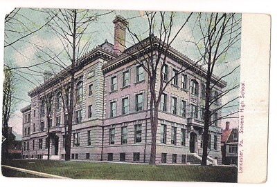 STEVENS HIGH SCHOOL Trade College Tech Lancaster Pennsylvania Postcard UB 1908