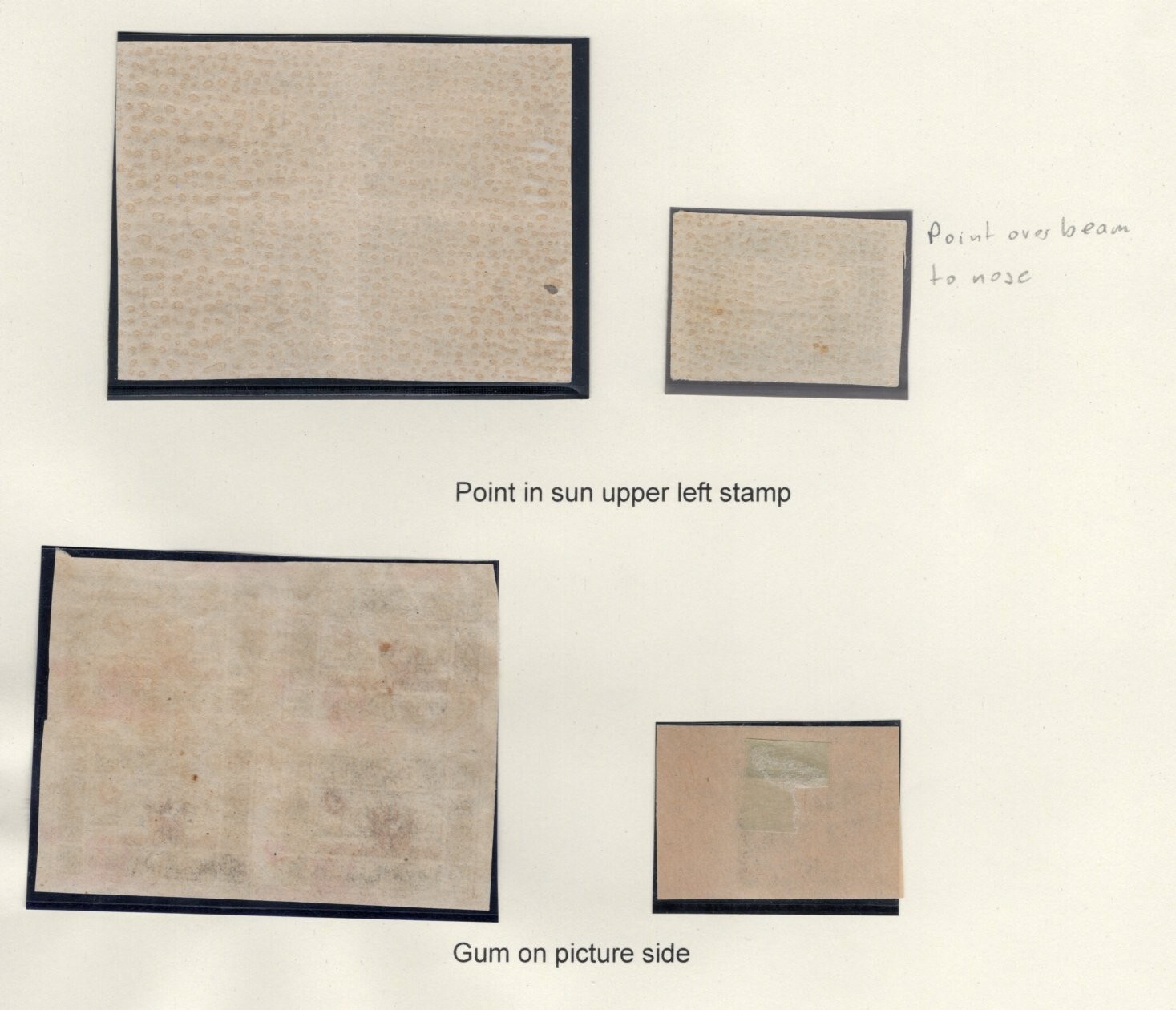 Azerbaijan 1919 2 blocks+2 stamps Lyapin#3+4+10 MH