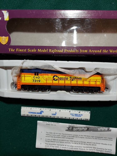 IHC #3808 C&O CHESSIE SD-24 POWERED DIESEL
