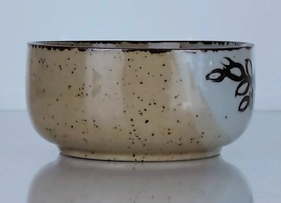 Cuenco de cerámica moteada vintage Ardco fina calidad Dallas Japón setas Foto 2 de 4