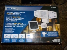 Sunforce LED Motion Activated Solar Power Light ~ 962690
