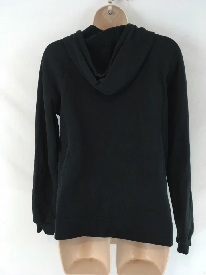 LaCoste Alligator 44 Negro Media Cremallera Algodón Pullover Sudadera con Capucha Sudadera Foto 4 de 4