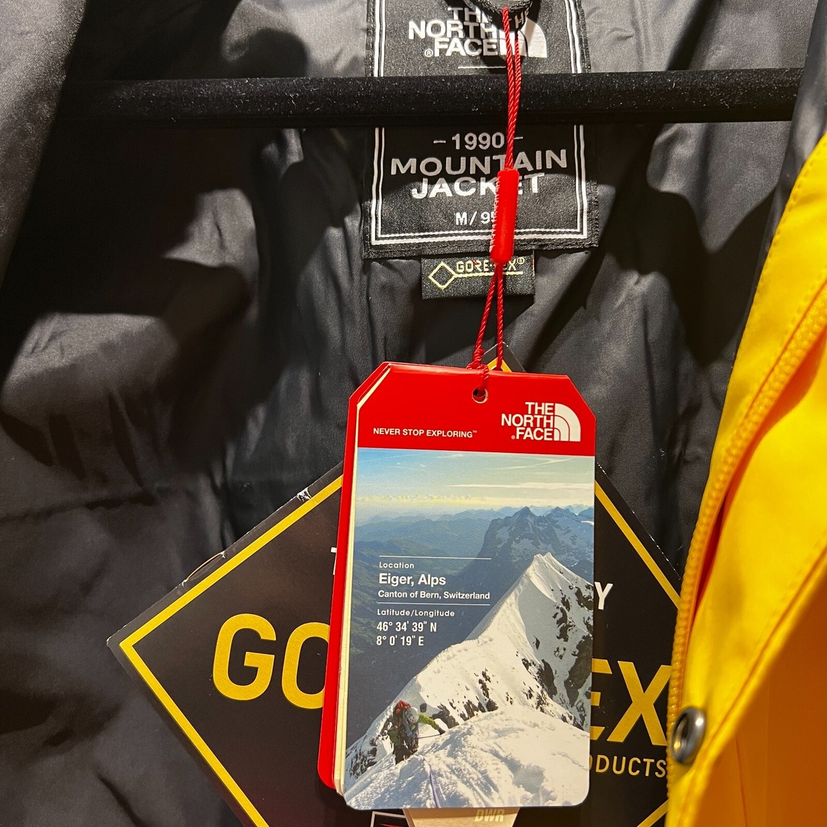 The North Face Men's GTX MOUNTAIN JACKET / NJ2GK00C Yellow # | eBay