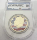 2009 Barack Obama Commemorative Liberty Coin 24K Gold Plated IN Coin Gem-Mint 10