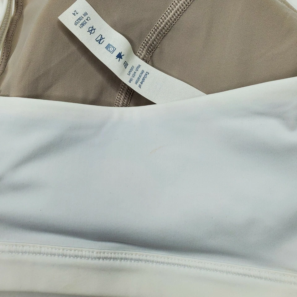 Top de baño Lululemon Shoreline blanco copa C/D Foto 4 de 4