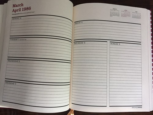 2025 Journal, Diary, Calendar - Repeating Dates of 1986 in 2025 - Nice GIFT ! - Picture 7 of 8