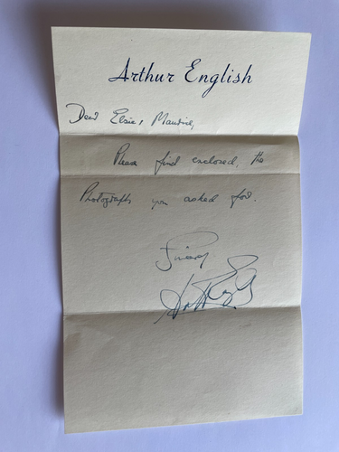 Arthur English - Are You Being Served? - Original Hand Signed Autograph