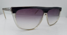 Vintage Black Translucent Oval Oversized Sunglasses Korea FRAMES ONLY