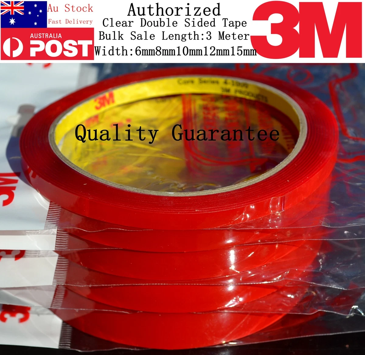 Transparent Genuine 3M Double Sided Clear Tape High Strength