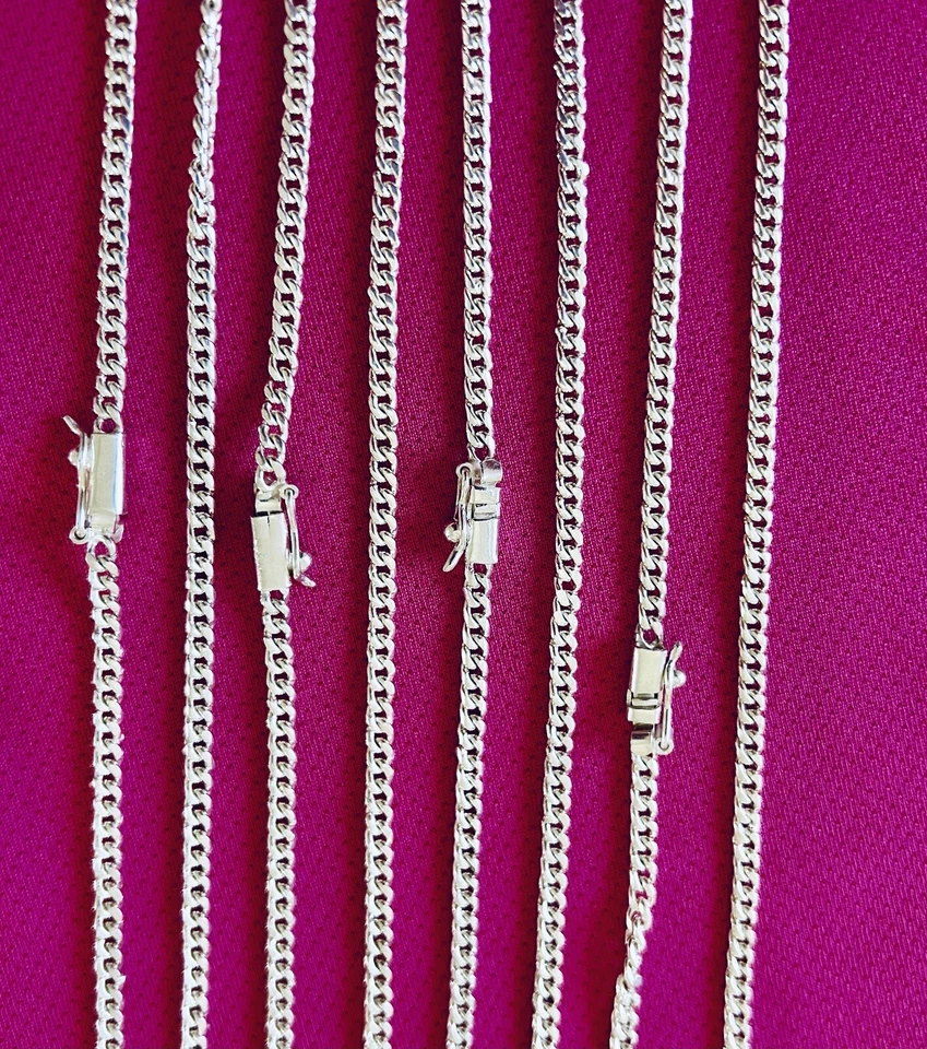 Cadena PERUANA de plata esterlina 950 genuina de 24 pulgadas de 20 gr Foto 3 de 3