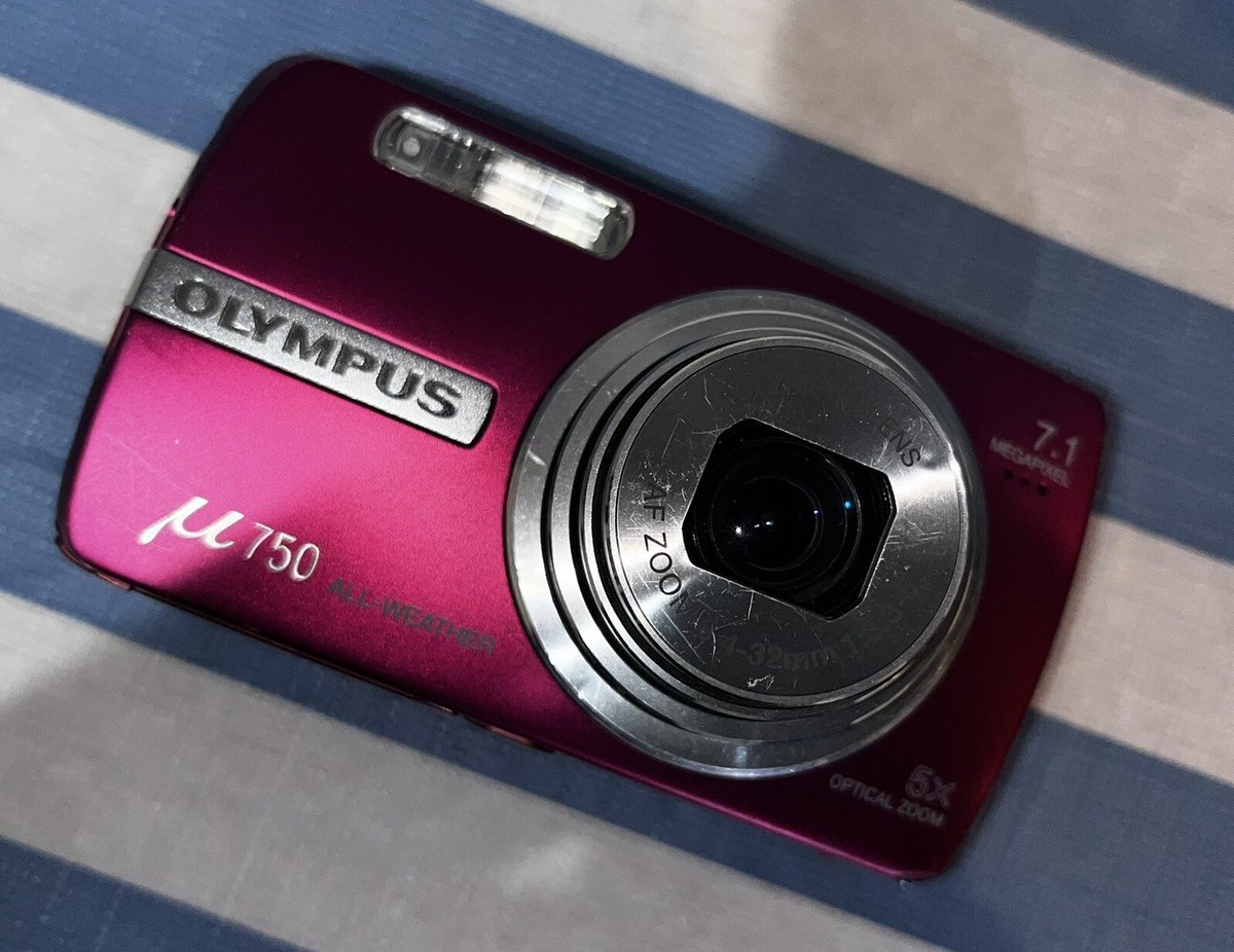 OLYMPUS オリンパス μ750 サンセットレッド ピンク 動作OK