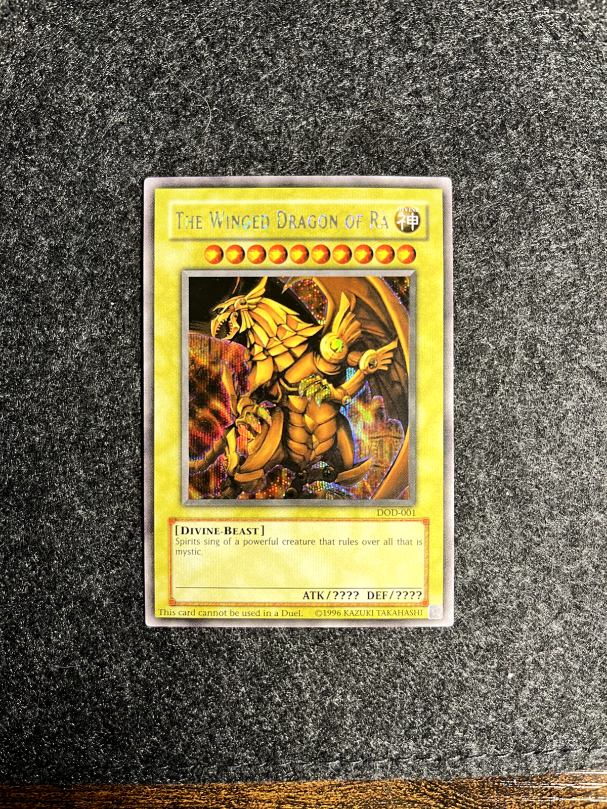 Winged Dragon of Ra Limited Edition DOD-001 LP YuGiOh TCG