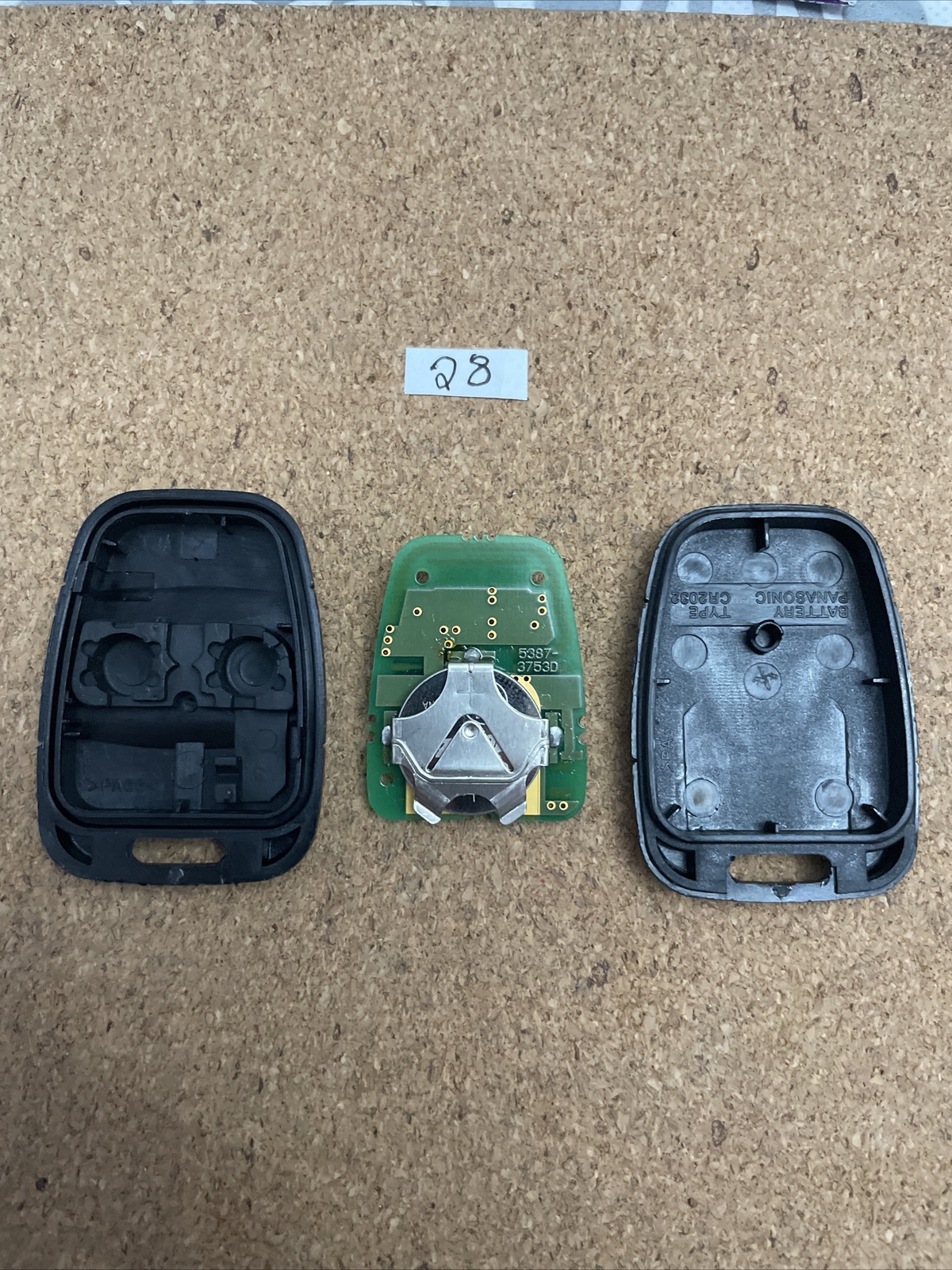 LAND ROVER DISCOVERY DEFENDER FREELANDER 2 BUTTON REMOTE ALARM FOB 17TN