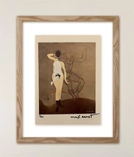 Max Ernst – Original Signed Print with COA and $3,500 Appraisal