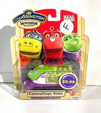 Chuggington Wooden Railway Train Engine Camouflage Koko