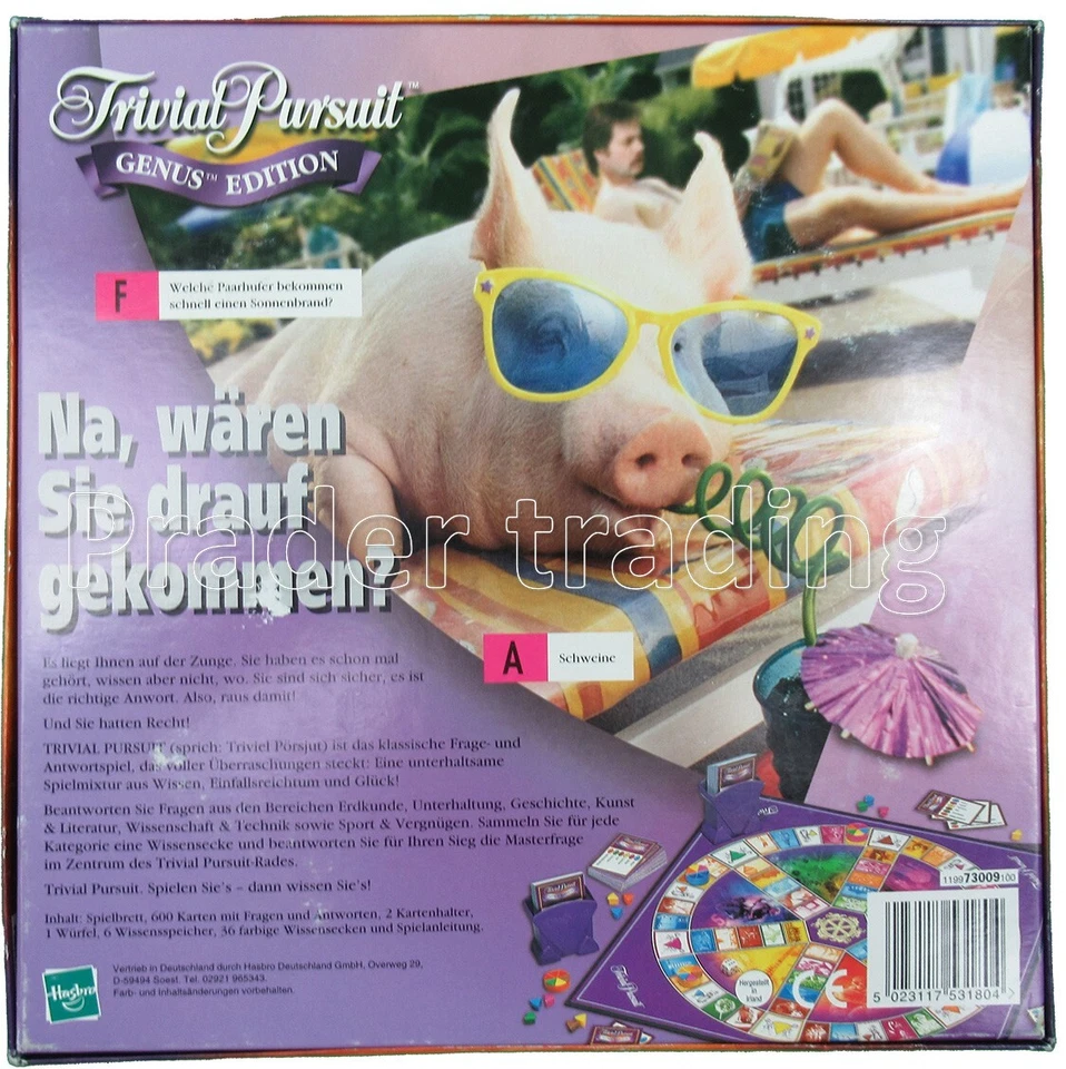 Trivial Pursuit Genus Edi. 1999 - Vollständig in guten Zustand - inkl. Rechnung - Bild 2 von 4