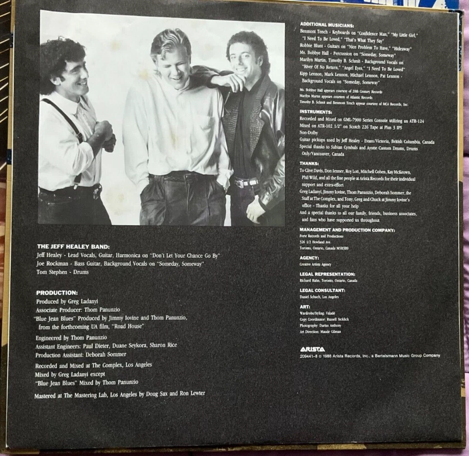 The Jeff Healey Band /See The Light UK/Europa ROCK/BLUES VERY GOOD+ LP+ 7" VINYL - Image 4 of 4