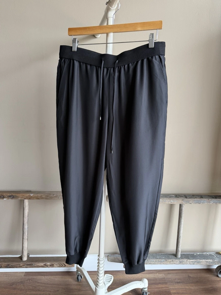 Pantalon En Daim Et Cuir Eskandar Doublé Soie - Taille L Marron - Neuf Avec étiquettes