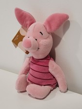 New Disney Store Winnie the Pooh Piglet 9 Bea...