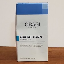 OBAGI Clinical BLUE BRILLIANCE Triple Acid Peel 4 x .27 oz Vials Sealed Box Wear