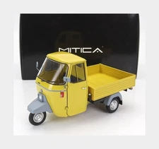1:18 MITICA Piaggio Ape P501 Open 1979 With Showcase Giallo Texas MITICA204001-D