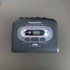 Panasonic RQ-E15V Walkman Cassette Player Radio XBS Auto Reverse. For Parts Only