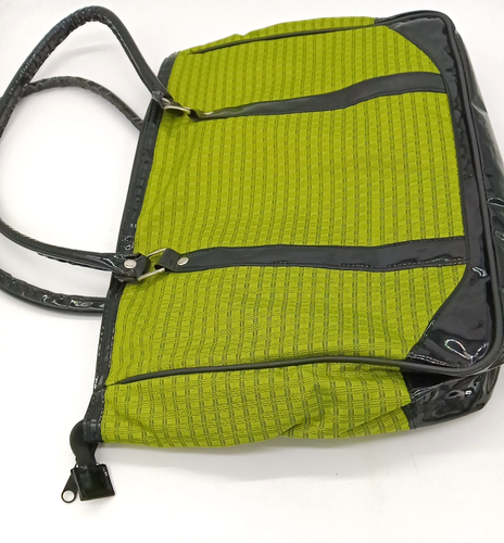 Global New Beginnings Green & Black XL Laptop Tote Bag With Accessory Bag - Picture 5 of 7