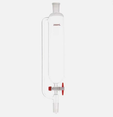 #ad #ad 2000ml 24 29 Glass Pressure Equalizing Additional Funnel 2L With PTFE Stopcock $200.80