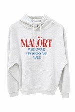 Malort Chicago Hoodie Funny Drinking Sweatshirt Men's gift. NWT Gift Tag Inc.