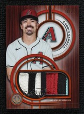 2025 Topps Tribute Single Player Dual Relics Orange 14/25 Corbin Carroll 16wc