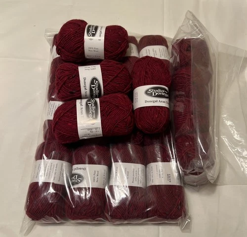 Lot of 20~Studio Donegal Irish Aran Tweed Yarn 100% Pure Irish Wool, Color #4805 - product listing photo